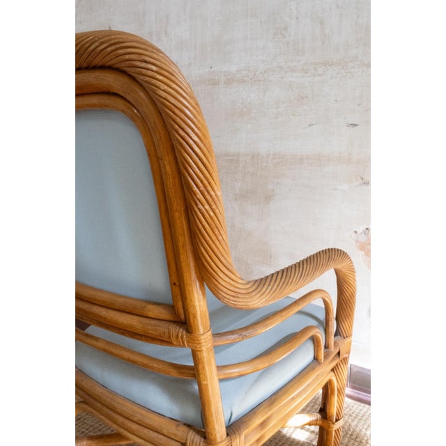 Vintage Rattan Chairs, 1970s, Set of 6 For Sale - Image 4 of 6