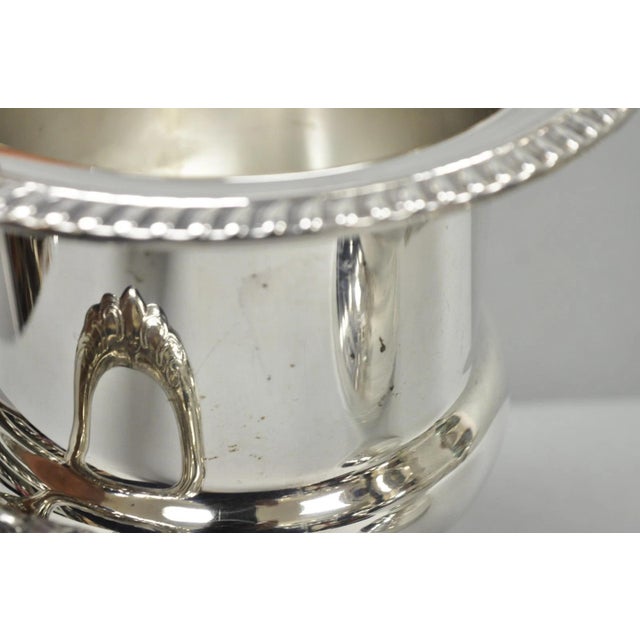 Vintage Leonard Silver Plated Trophy Cup Urn Champagne Chiller Ice Bucket - a Pair For Sale - Image 14 of 18