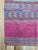 Vintage Pink Hand Woven Aguayo Wool Textile Peruvian 46" by 40" For Sale In San Francisco - Image 6 of 10
