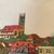 1980s Michael Donelan Watercolor "Grenada Seaside" — Panoramic Dark Wood Frame For Sale - Image 10 of 12