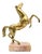 Italian Artist, Horse Sculpture, 1970, Bronze on Marble Pedestal For Sale