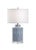 2020s Wildwood Fish Tail Table Lamp - Blue For Sale - Image 5 of 5