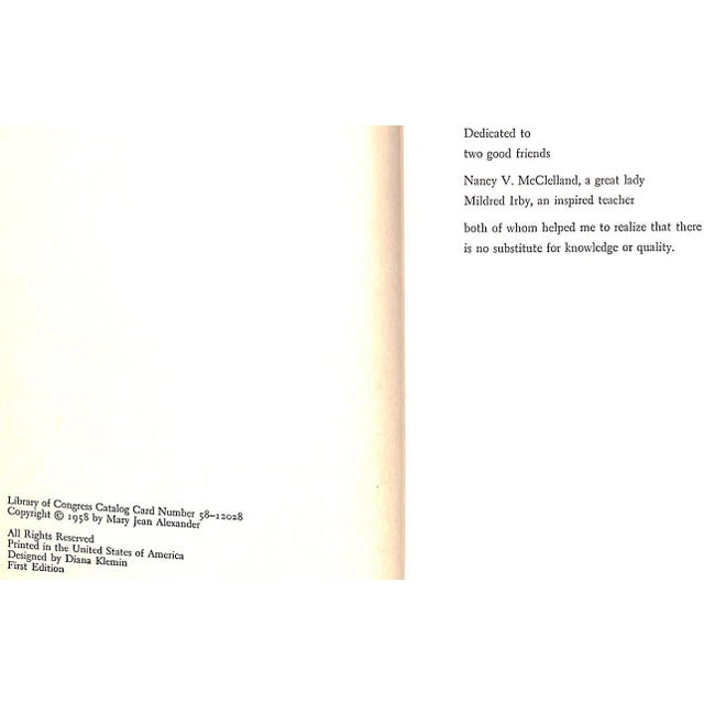 "Decorating Begins Wth You" 1958 Alexander, Mary Jean For Sale In New York - Image 6 of 11