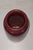 Vintage German Red Marbled Ceramic Vase, 1970s For Sale - Image 3 of 5