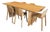 Bolia Alp Dining Table + Matiazzi Osso Dining Chairs, Set of Six For Sale