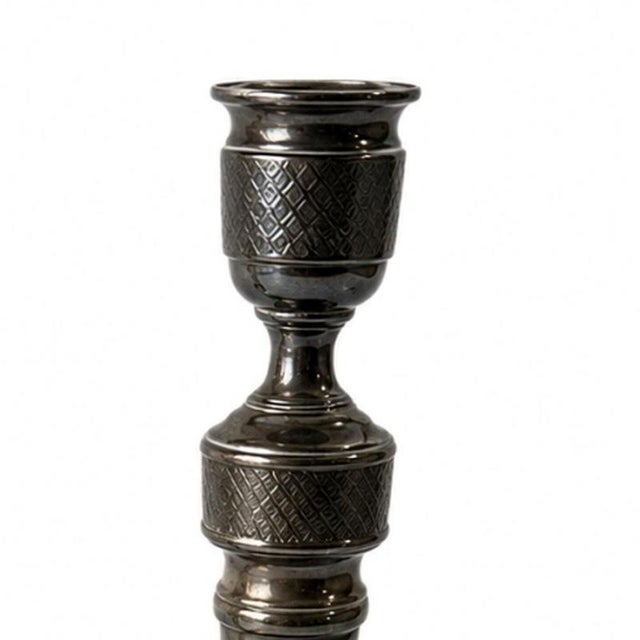 Silver Plated Candlesticks, 1800s, Set of 2 For Sale - Image 4 of 6