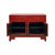 Distressed Brick Red Drawers Doors Sideboard Credenza Console Table For Sale - Image 4 of 18