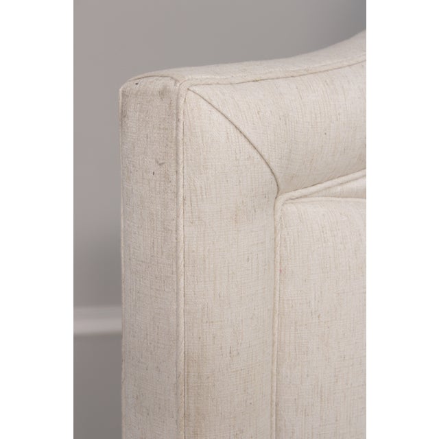King Size Custom Upholstered Modern Bed For Sale - Image 12 of 15