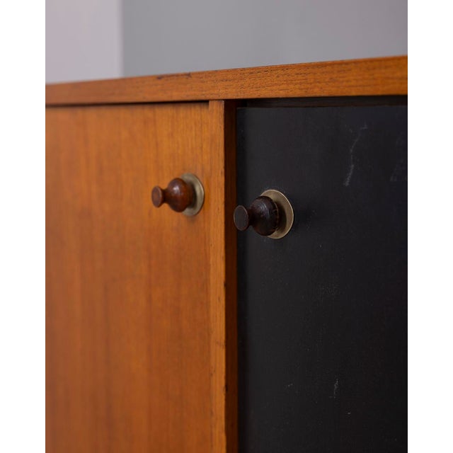 Black Vintage Teak Sideboard, 1960s For Sale - Image 8 of 13