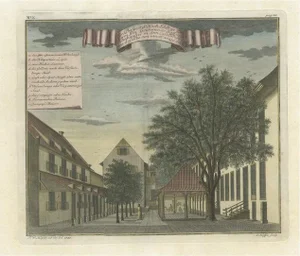 Johann Wolfgang Heydt, The Governor-Generals Residence in Batavia Jakarta, 1739, Paper