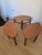 Model 5614 Teak Coffee Table Nest of 3 by Nathan Trinity, 1960s, Set of 4 For Sale - Image 11 of 17