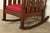 Lifetime Furniture Antique Mission Oak Arts & Crafts Rocking Chair, Circa 1910 For Sale - Image 9 of 13