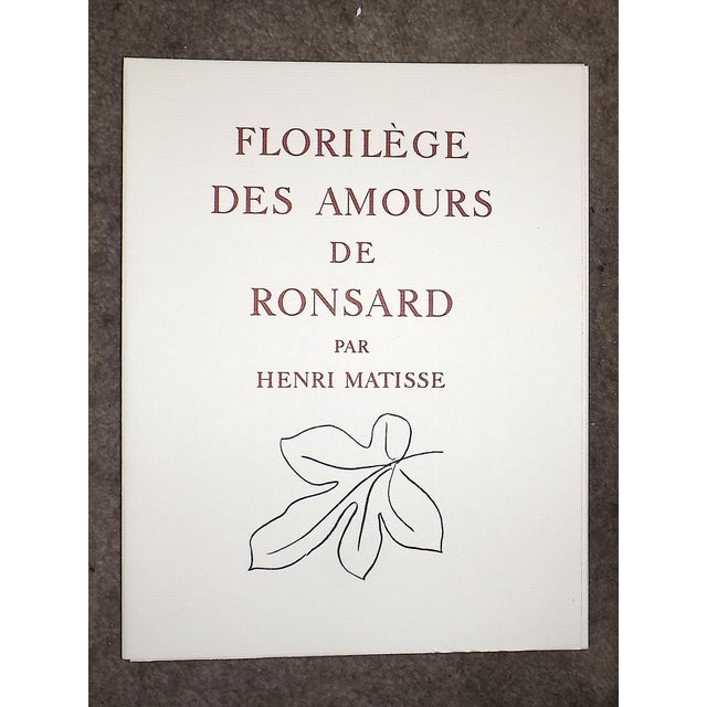 Printmaking Materials Vintage Henri Matisse Romantic Abstract Modernist Nudes With French Romantic Poetry (17" X 11") For Sale - Image 7 of 9