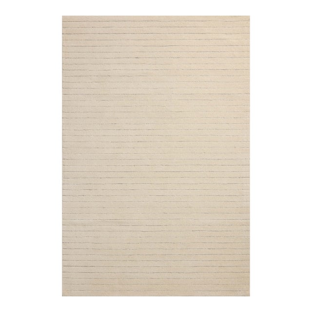 Chris Loves Julia x Loloi Henry Ivory / Dove 9'-3" x 13' Area Rug For Sale