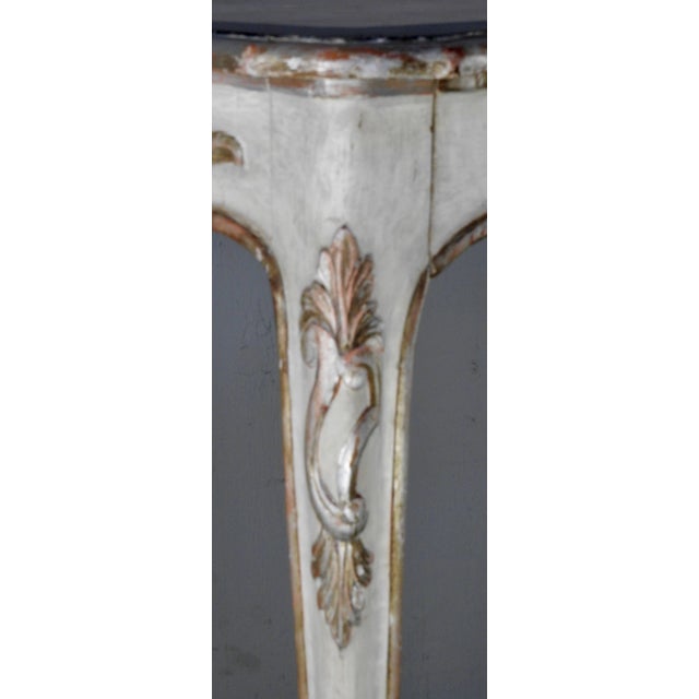 19th Century Italian Hand-Painted Console Table For Sale - Image 4 of 10