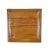 Simple teak wood square plate. Each slightly unique in grain and each sold individually.