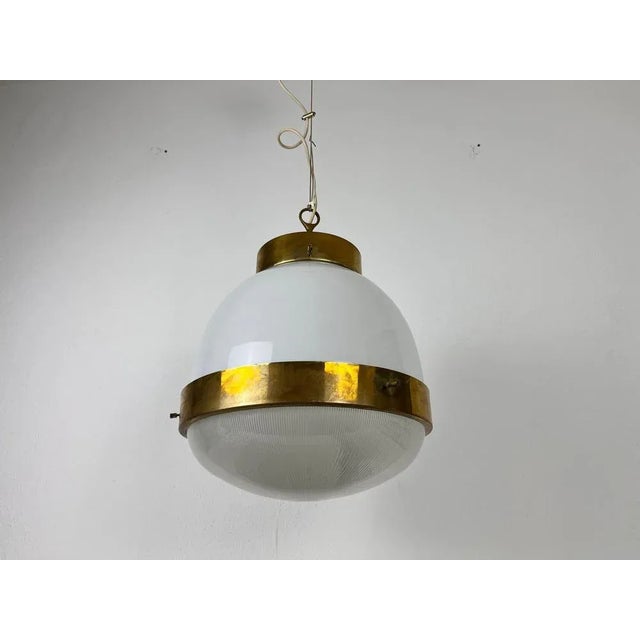 Goldenrod Mid-Century Wooden Pendant Lamp by Hans-Agne Jakobsson, Sweden, 1960s. For Sale - Image 8 of 13