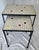 Mid-Century Modern Floris Fiedeldij for Artimeta Attributed 1950's Glass Mosaic Top and Iron Nesting Tables For Sale - Image 3 of 10