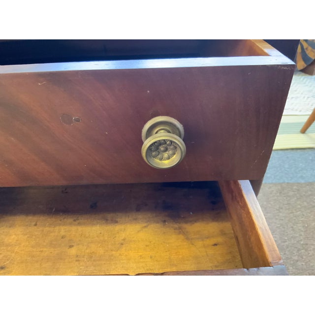 Brown 19th Century Side Table With Drawers For Sale - Image 8 of 10