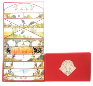 Vintage French Game Board & Box
