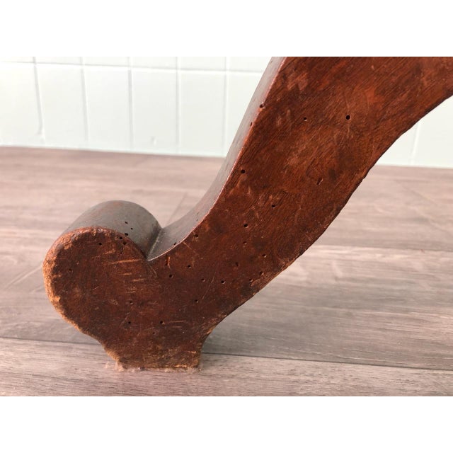 Antique Coat Rack in Walnut, 19th Century For Sale - Image 5 of 18