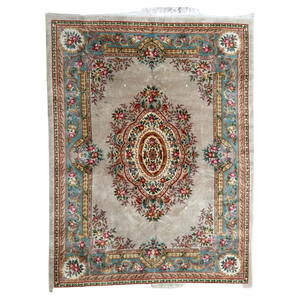 Large Vintage Savonnerie Style Chinese Rug, 1980s