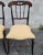 19th Century Antique Victorian Upholstered Side Chairs with Solid Hardwood Carved Backrests- Set of 2 For Sale - Image 5 of 12