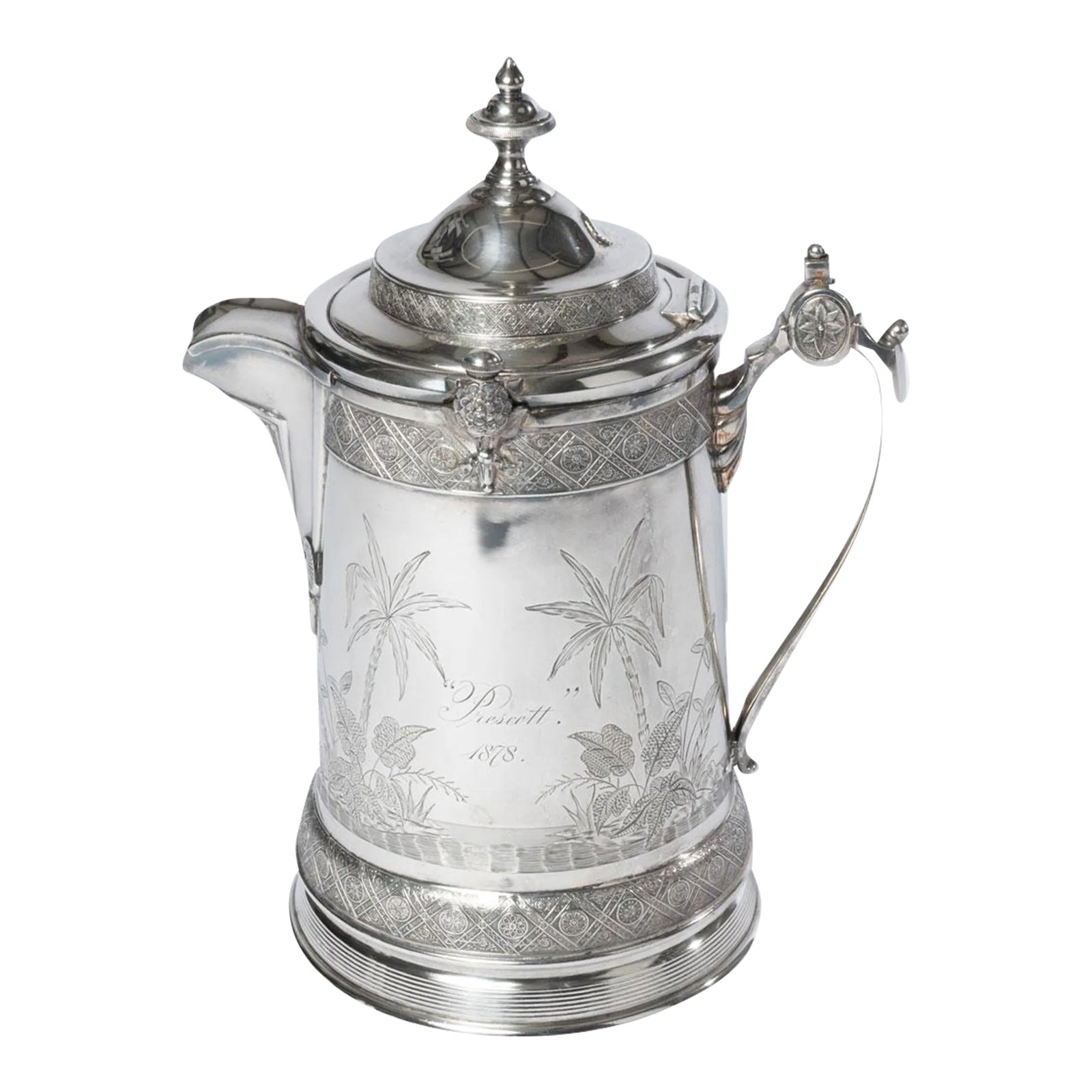 19th Century Victorian Reed and Barton Aesthetic Movement Silver-Plate ...