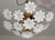 1980s Audrey Hepburn, Delicious Murano Glass Ceiling Light White Wall Light Flowers For Sale - Image 6 of 16
