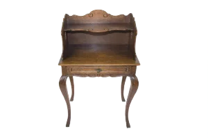 Rococo Style Oak Nightstand or Side Table, 1930s