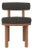 Moca Chair in Safire 02 Fabric and Smoked Oak by Studio Rig for Collector For Sale