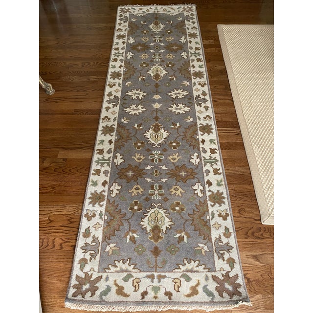 Oushak Turkish Runner Rug 8’x2’6” Chairish