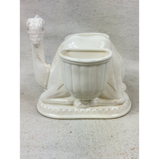 Japanese Vintage Camel Candle Holder For Sale - Image 3 of 10
