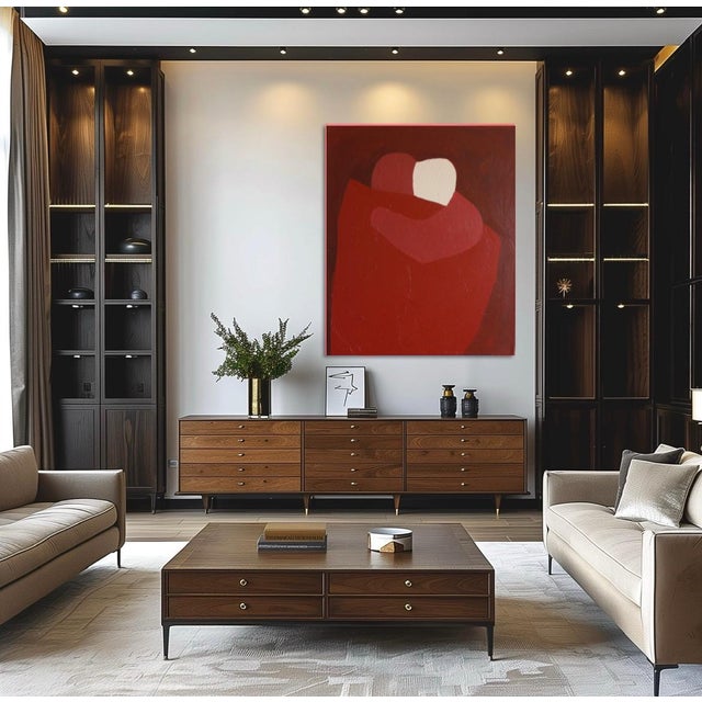 Maroon Bodasca, Here with You, Acrylic on Canvas For Sale - Image 8 of 14