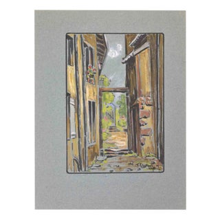 Unknown, Alley, Drawing, Mid-20th Century For Sale