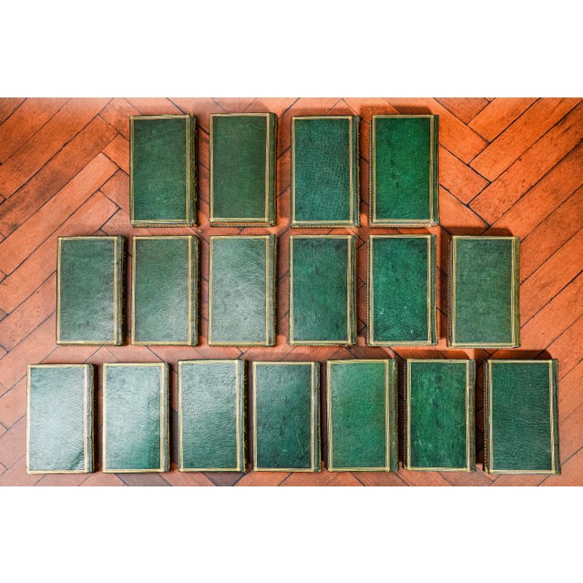 Rare Collection 18th Century Full Leather Bound Antique Books Works of Jean-Pierre Claris De Florian French Collector's Set For Sale - Image 17 of 18