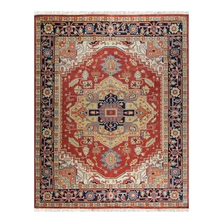 10x14 Exquisite Red Floral Traditional Hand Knotted Wool Carpet Rug For Sale