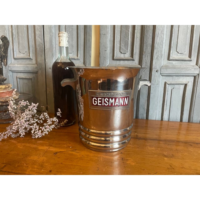 Vintage French Champagne Cooler from Geismann, 1920s For Sale - Image 12 of 13