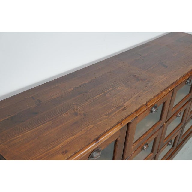 Vintage Dutch Pine Haberdashery Shop Cabinet For Sale - Image 15 of 18