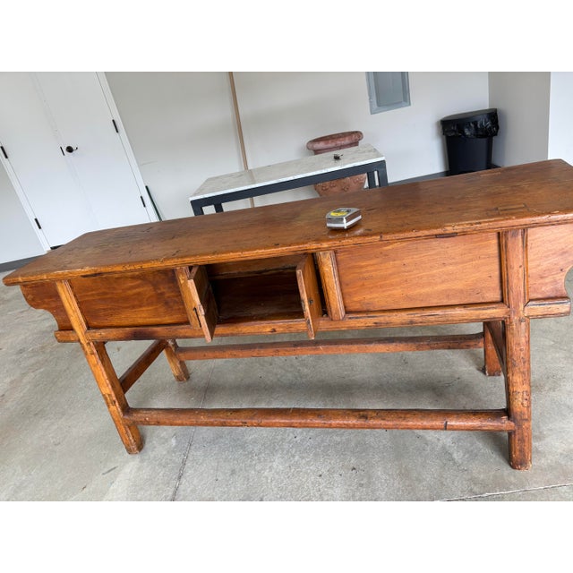 Chinese Antique Chinese Temple Altar Sideboard For Sale - Image 3 of 8