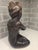 Signed Mid 20th Century Balinese Macassar Ebony Wood Seated Young Boy Sculpture by K. Aria (Mas, Bali) For Sale In Phoenix - Image 6 of 12