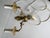 1980s Vintage Rococo Two-Arm Wall Lamp in Brass from Polam-Meos For Sale - Image 5 of 10
