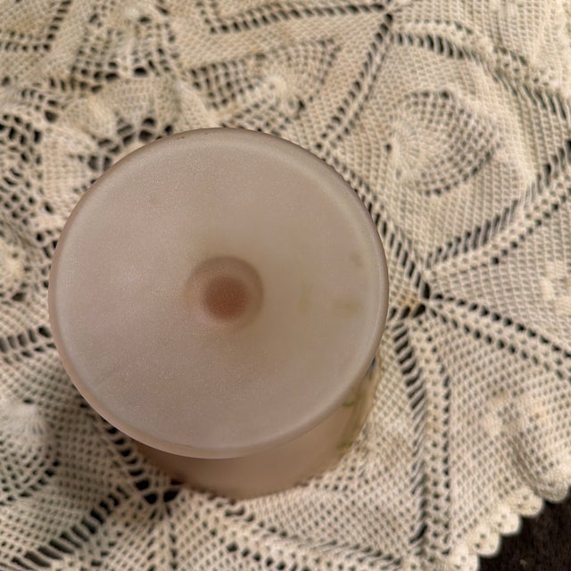 Tiffin Vintage Pink Satin Glass For Sale - Image 6 of 6