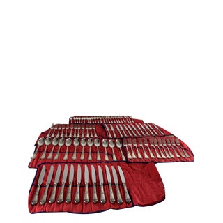 800 Silver Cutlery, Italy, 1960s, Set of 84 For Sale