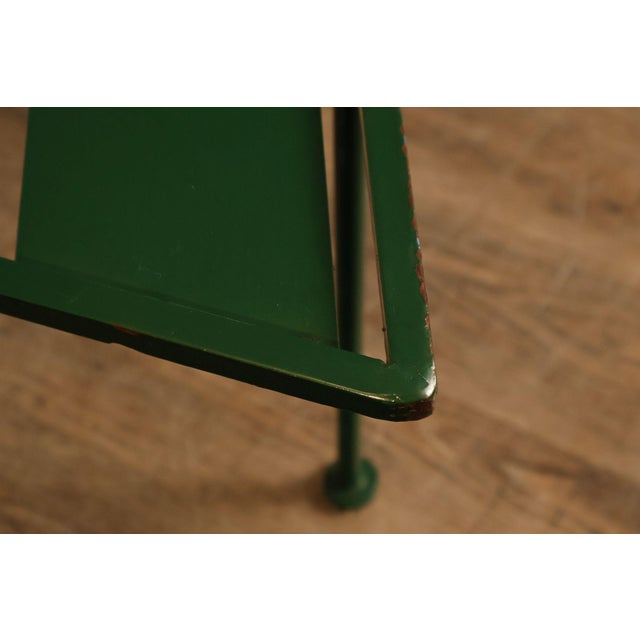Green W. Travis 1998 “Sisters” Painted Metal Sculpture Bench For Sale - Image 8 of 18