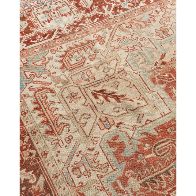 Vintage Circa 1940 Heriz Rug 9ft 1in X 12ft 6in For Sale In New York - Image 6 of 17