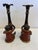 Bronze Painted Monkey Motif Candlesticks -a Pair For Sale - Image 9 of 10