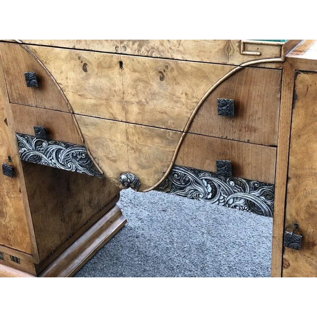 Art Deco Burr Walnut Sideboard, 1930s For Sale - Image 12 of 13