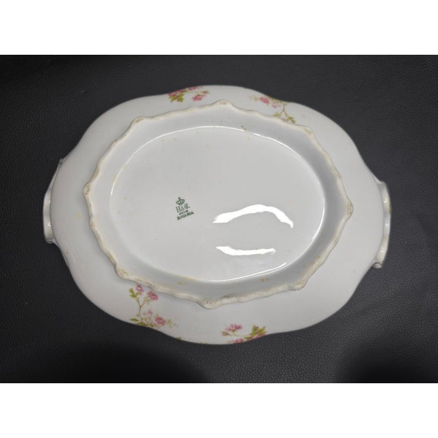 White Antique Heinrich and Co. Selb, Bavaria Ranson Porcelain Covered Tureens - Set of 3 For Sale - Image 8 of 16