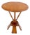 Solid Maple Colonial Style Round Center Table Gueridon MINT For Sale